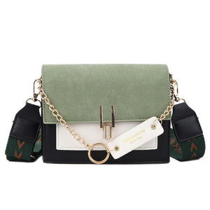 2020 new mini handbags women fashion ins ultra fire retro wide shoulder strap messenger bag purse simple style Crossbody Bags