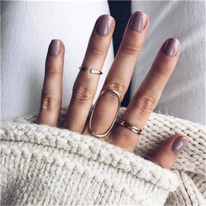 docona Vintage Silver Carved Geometric Knuckle Ring Set for Women Girl Rhinestone Midi Rings Set Party Jewelry Anillos